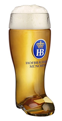 HB Hofbräuhaus München Munich Hofbräuhaus München HB glassboot 1 Liter King Werk KI 1000173