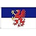 Produktbild 1.52 X meters 0.91 meters Pommern Flagge Deutschland, Germany "VORPOMMERN", mit 2 Ösen
