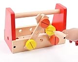 Werkzeugkasten B&Julian MZ3214-1412 Holz Spielzeug 16 tlg. Kinder Werkzeugset - 2