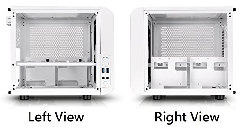 Thermaltake Core V1 Snow Edition Mini ITX Chassis - Caja de ordenador   blanco