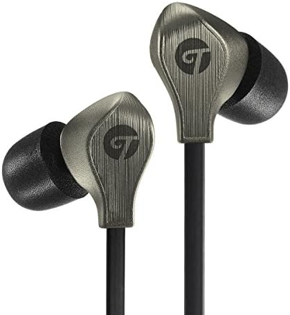 Titus Audio Symphony Line Conductor Ultimate Earbuds with Inline Microphone and Noise Isolation, Titanium