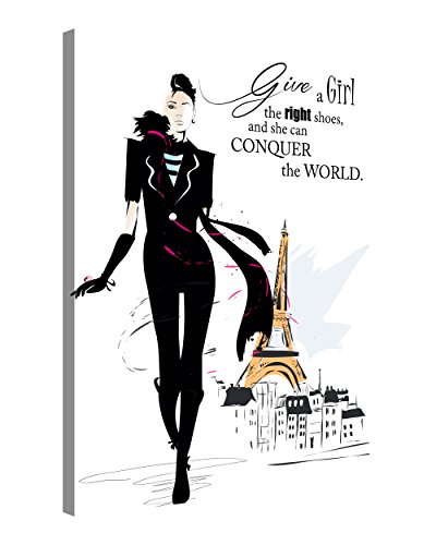 Gallery of Innovative Art Tableau Décoration Murale 75x100cm - Girly Shoes - Impression sur Toile XXL Tendue sur 2cm Châssis en Bois - Déco Salon Contemporain