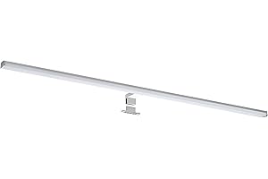 SEBSON® LED Lampada da Specchio per Bagno 120cm, IP44, Lampada Morsetto + Armadio, Bianco Neutro 4000K, 15W, 1500lm - 1200x98x44mm