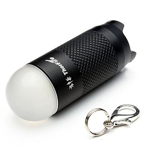 ThorFire Schlüsselanhänger Taschenlampe Mini Schlüsselanhänger Beleuchtung Hellbeleuchtung Drehenschalter KL02 keychain Handcranking - 3
