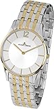 Jacques Lemans Damen Analog Quarz Uhr mit Edelstahl Armband 1-1853C