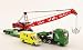 Produktbild MAN Schwertransporter, Kübler, mit Liebherr Seilbagger und Mercedes Begleitfahrzeug, Modellauto, Fertigmodell, Siku 1:87