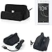 Produktbild Für Sony Xperia L1 Dockingstation Tisch Lade Station Dock Ladegerät Docking Station für Sony Xperia L1 inkl. USB Typ C Kabel zum Laden und Synchronisieren, schwarz - K-S-Trade(TM)