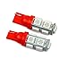 Produktbild Omiky® 2017 Art und Weise 10 PC T10 SMD 5050 9 SMD LED Auto 194 168 192 W5W LED Lampe (Rot)