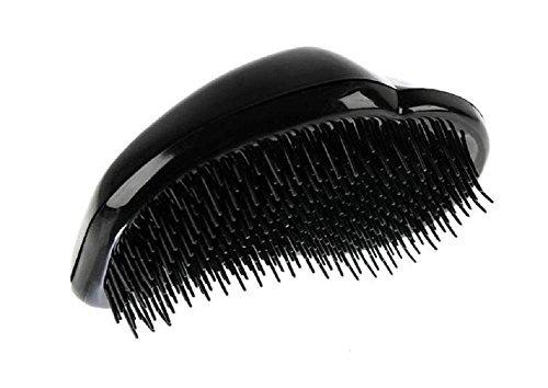 Preisvergleich Produktbild Detangler Haarbürste Für Erwachsene / Kinder,Schwarz,12x7.5x4cm