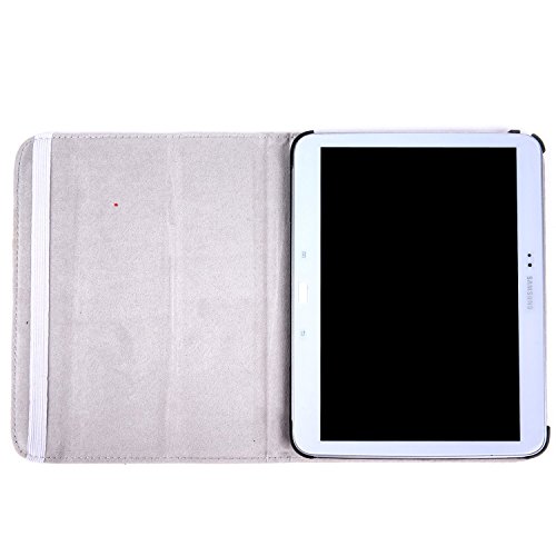 tinxi® PU Kunst leder Tasche für Samsung Galaxy Tab 4 10.1 10,1 zoll (25,65cm) PU Kunst leder Tasche Leder PC Tablet Schutzhülle Hülle Etui Flipcase Cover Case Eulen Familie Uhu Kauz Owl - 4