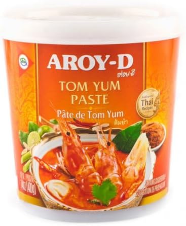 YIJIA | Aroy-D Salsa Curry de Tailandia Original - Pasta de Tom yum 400g
