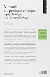 Image de Manuel de la pratique clinique en psychologie et psychopathologie: NP