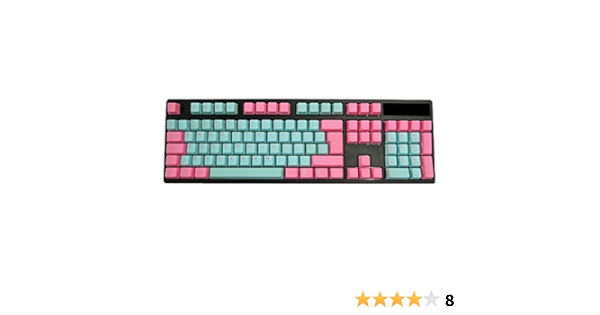 Tai Hao Pbt Double Shot Miami Us Ansi Iso Keycap Set Amazon Co Uk Computers Accessories