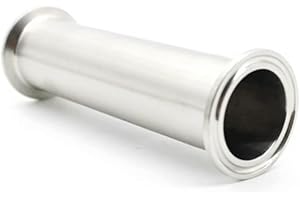 Pipe Clamps, 3 Tum 76 Mm Längd 500 Tri Clamp Type Spool Tube DIY 304 Rostfritt Stål