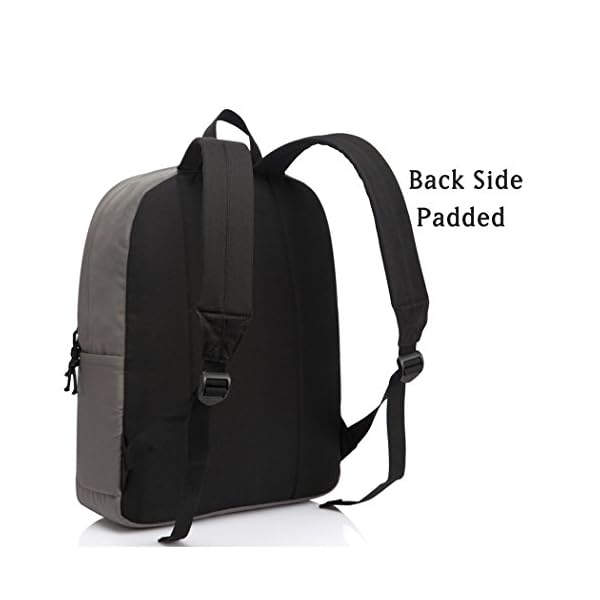 VASCHY Mochila Hombre Mochila Mujer Casual, Mochila Escolar Impermeable  para Adulti y Adolescenti Mochila Portatil 15,6 Pulgadas para Universidad  Mochila Instituto Mochila de Viaje, Gris Oscuro