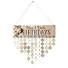 Produktbild BESTOYARD Geburtstagskalender Erinnerung Immerwährender Holz Kalender DIY Geschenk Dekoration für Haus Party Dekoration