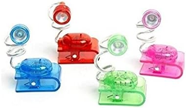 Omeny Mini Flexible Adjustable Bright LED Clip on Book Reading Light (Random color)
