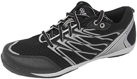 Exxess Adult's Lightweight Mesh Sport's Trainers (8 UK, Black)