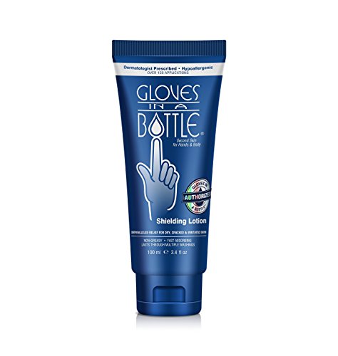Gloves in a Bottle Shielding Lotion - Great For Dry Itchy Skin! Grease-Less And Scent Free! Tube