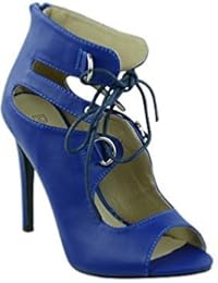 chaussures femme bleu electrique