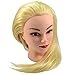 Neverland Professional 22" 100% Synthetic Hair Hairdressing Equipment Styling Head Doll Mannequin Training Head Tools Braiding Cutting Student Practice Model with Clamp