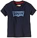 Levi's Baby Boys' Foil Print Batwing Short Sleeve T-Shirt, Marine Blue, 6 months