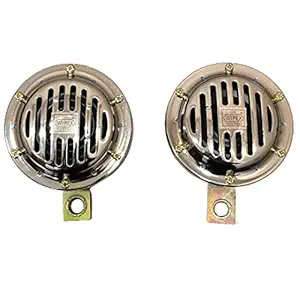 OSHOTTO Vibrosonic 12v/2 Horns (Relay Included) (Set of 2Pc) with Loud Sound Compatible with Mahindra Scorpio
