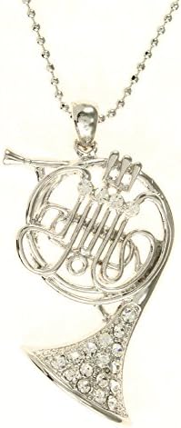 KYSTech Women's French Horn Pendant Necklace
