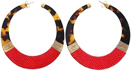 Gas Bijoux Women's Lodge Hoop Earrings Tortoise One Size