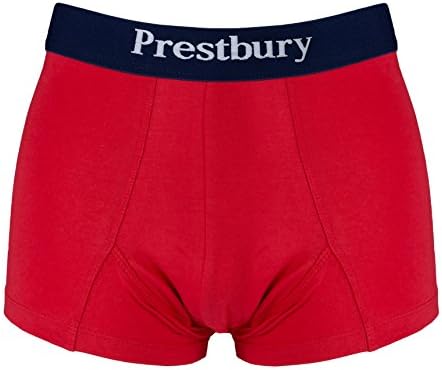 Prestbury Boxer Trunk Underwear in Red 1Pack (Medium)