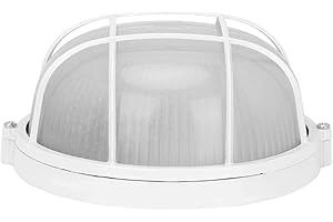 MLMLH Lámpara de Sauna a Prueba de Explosiones, Lámpara a Prueba de Humedad, Luz de Sauna Anti-Alta Temperatura, para Luces de Baño, Saunas, Masajes (Redonda)