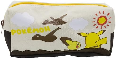 Pocket Monster [Cosmetic Pouch] Canvas Square Pouch / Pikachu Pokemon