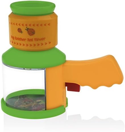 MIDWEC B1 Bug Catcher and Viewer Microscope Living Adventure Insert Case for Kids, Green/Yellow