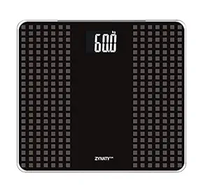 ZYNATY Heavy Thick Tempered Glass LCD Display Digital Personal Bathroom Health Body Weight Weighing Scales For Body Weight, Weight Scale Digital For Human Body (Bathroom Scale)