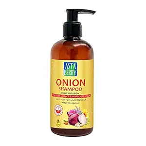 ASTABERRY Onion Shampoo 300ml, Brown (OnionShampoo300ml)