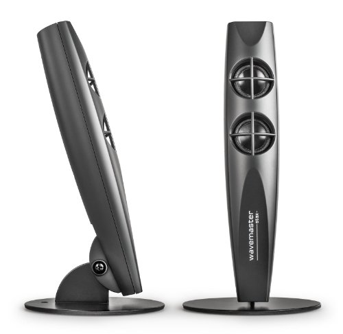 Wavemaster STAX 2.1 Lautsprecher System (46 Watt) Aktiv-Boxen fÃ¼r TV/Tablet/Smartphone/PC schwarz (66201)