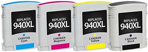greenprinter. 4 Inks Cartridges GENERICOS 940 XL Officejet 8000 8500 A Plus Pro A910 A A909g