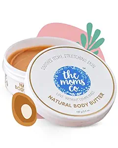 The Moms Co. Natural Body Butter (100 g) for Stretch Marks, Dry Skin and Itchy Skin with Shea and Cocoa Butter