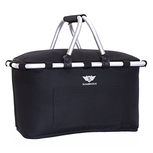 Slimbridge Tenby Familie isoliert Picknickkorb, Schwarz