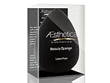 Aesthetica Cosmetics Beauty Sponge Blender - Latex Free and Vegan Makeup Sponge - For Powder, Cream or Liquid Application - One Piece