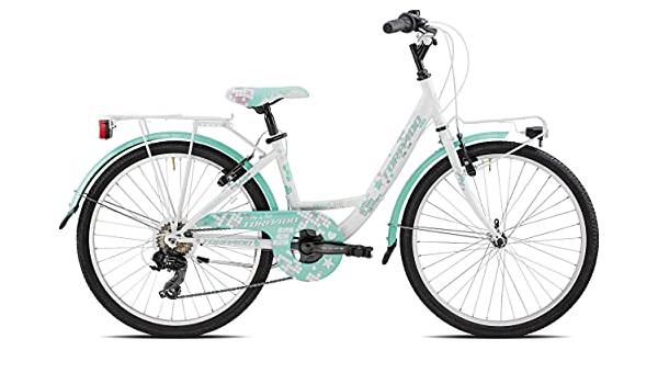 TORPADO Bici Bimba T611 Kelly 24'' 6v Verde (Bambino) : Sport e tempo libero