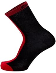 Calcetines De Ciclismo Santini 2017 Origine Winter Medium Profile Rojo (Xl/Xxl , Negro)
