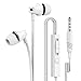 Produktbild Headsets,OHQ Für iPhone 3,5mm Kolben In-Ear-Stereo-Ohrhörer Kopfhörer Headset Kopfhörer Farbe Weiß für MID / Smart MP3 / MP4 / CD / Handys / Radios