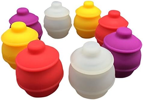 Gentcy 35ml 3pcs Honey Silicone Container Silicone Jar Oil Wax Dab Concentrate