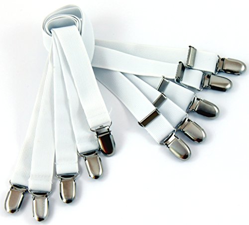 Bettlakenspanner verstellbar 32cm-110cm -K&B Vertrieb- Betttuchspanner Spanngummi Bettuchspanner Lakenspanner 044 (8 Stück) - 4