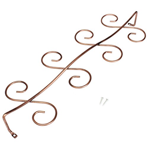 Edelstahl Glashalter Gläserregal für Haus Bar – Klar, 47×14.5×6.5cm - 2