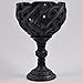 Produktbild Conquest Keltisches Goblet T Teelichthalter – Anthrazit Kunstharz. Gothic Ornament Dark Skulptur H13 cm