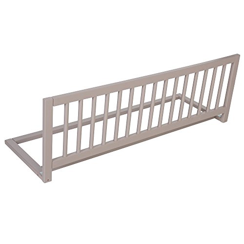 Safetots Wooden Bed Rail Grey