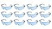 Produktbild HONGCI Sicherheit Schutz Gläser Stück Kinder Outdoor Spiel Schutzbrille Schutzbrille Eyewear für Nerf N-Strike Elite Gun Spielzeug Spiel Eye Schutz (12pcs)