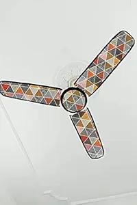 KUKU Waterproof & Dustproof PVC Three Blade Ceiling Fan Cover (Blade Cover Size 20